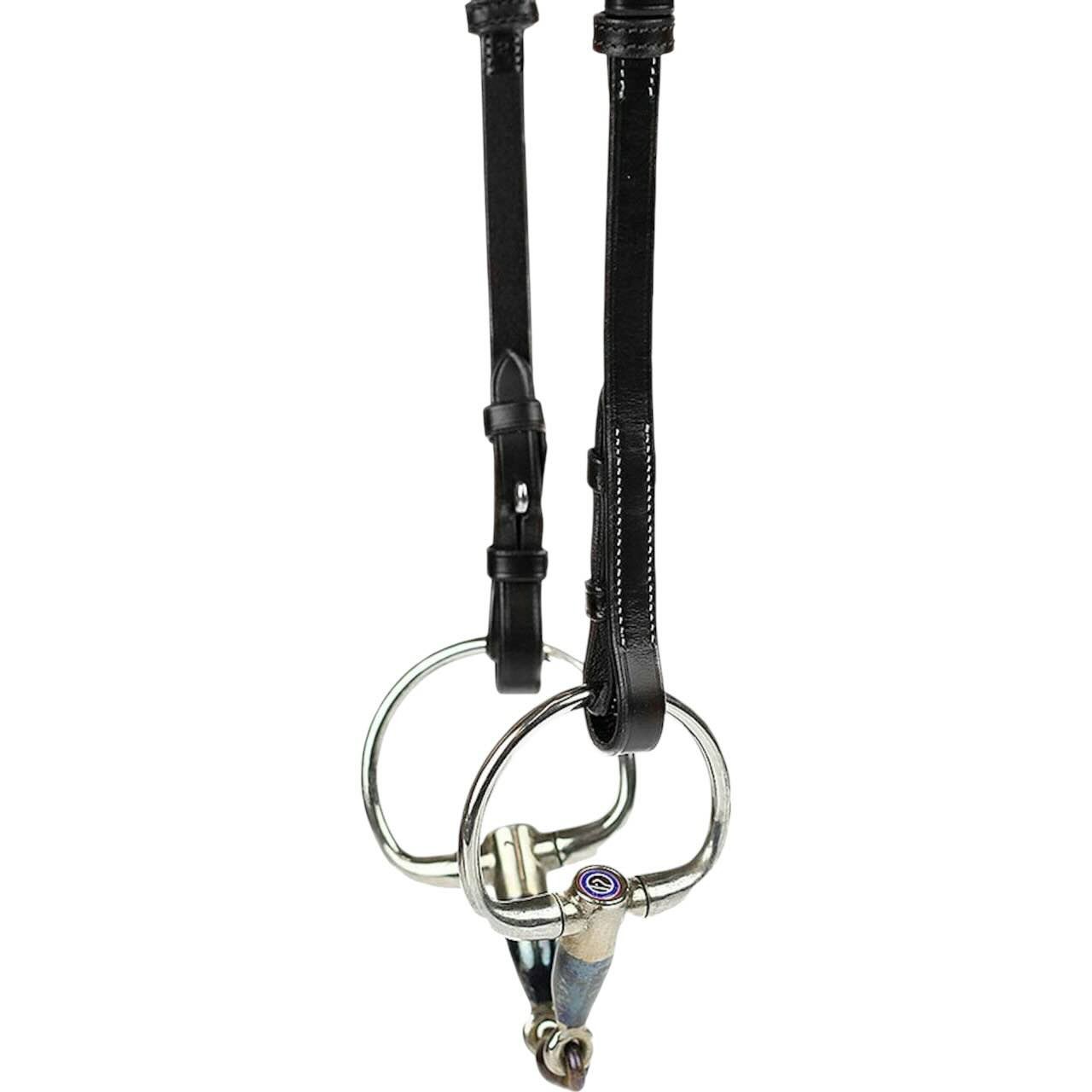 PS of Sweden Backenstücke French Hook mit Cradles Weiße Kontrastnähte PS of Sweden Backenstücke French Hook mit Cradles Weiße Kontrastnähte