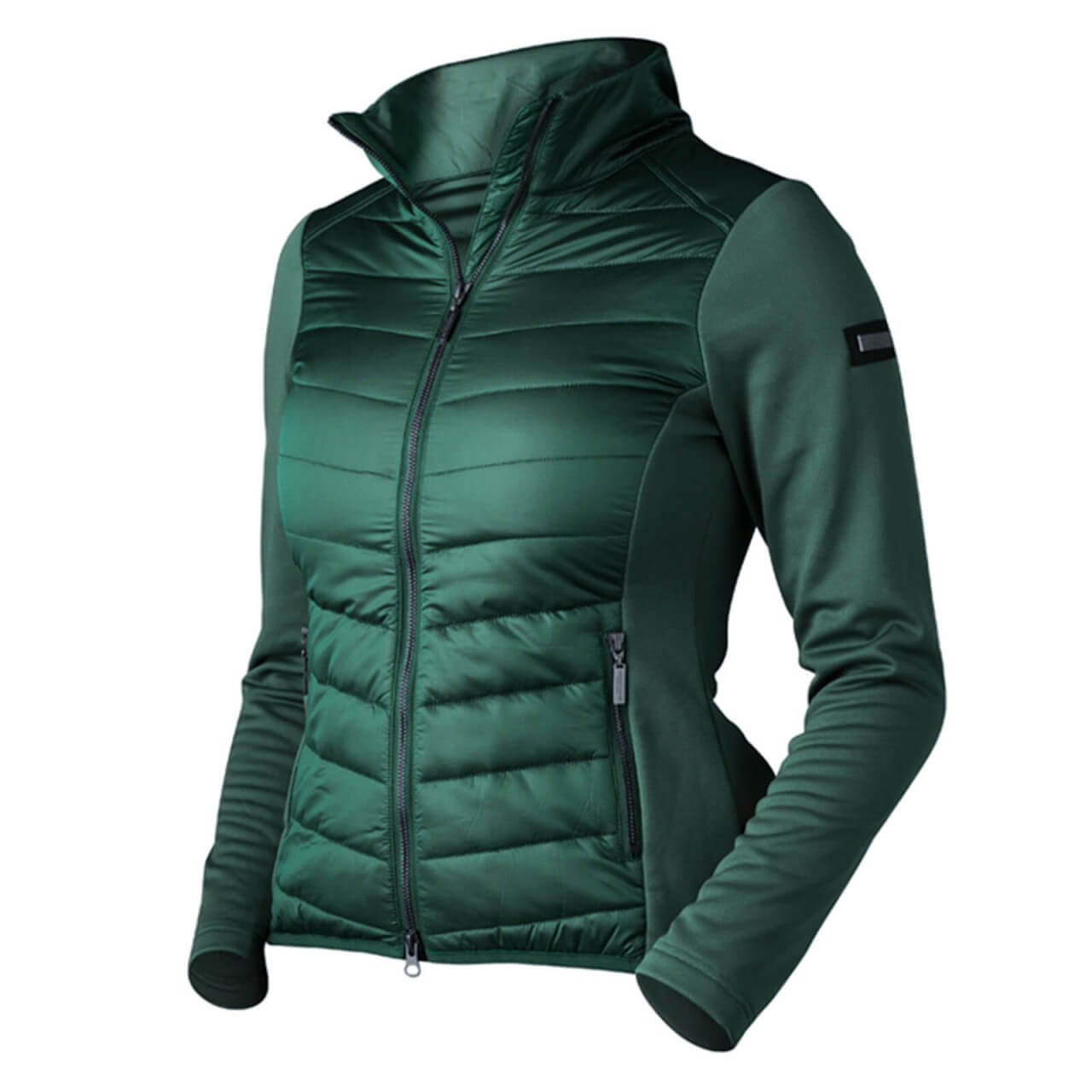 Equestrian Stockholm Jacke Damen Active Performance Sycamore Green Hybridjacke Equestrian Stockholm Jacke Damen Active Performance Sycamore Green Hybridjacke