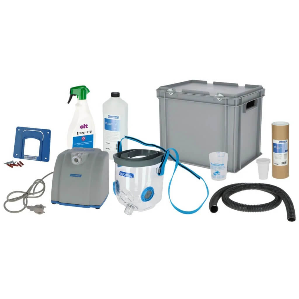 Hippomed Ultraschall-Inhalator inklusive Warmblutmaske AirOne Pferdeinhalator Hippomed Ultraschall-Inhalator inklusive Warmblutmaske AirOne Pferdeinhalator