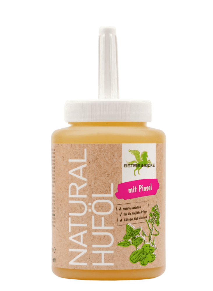 Bense & Eicke Huföl Natural mit Pinsel Hufpflege Bense & Eicke Huföl Natural mit Pinsel Hufpflege