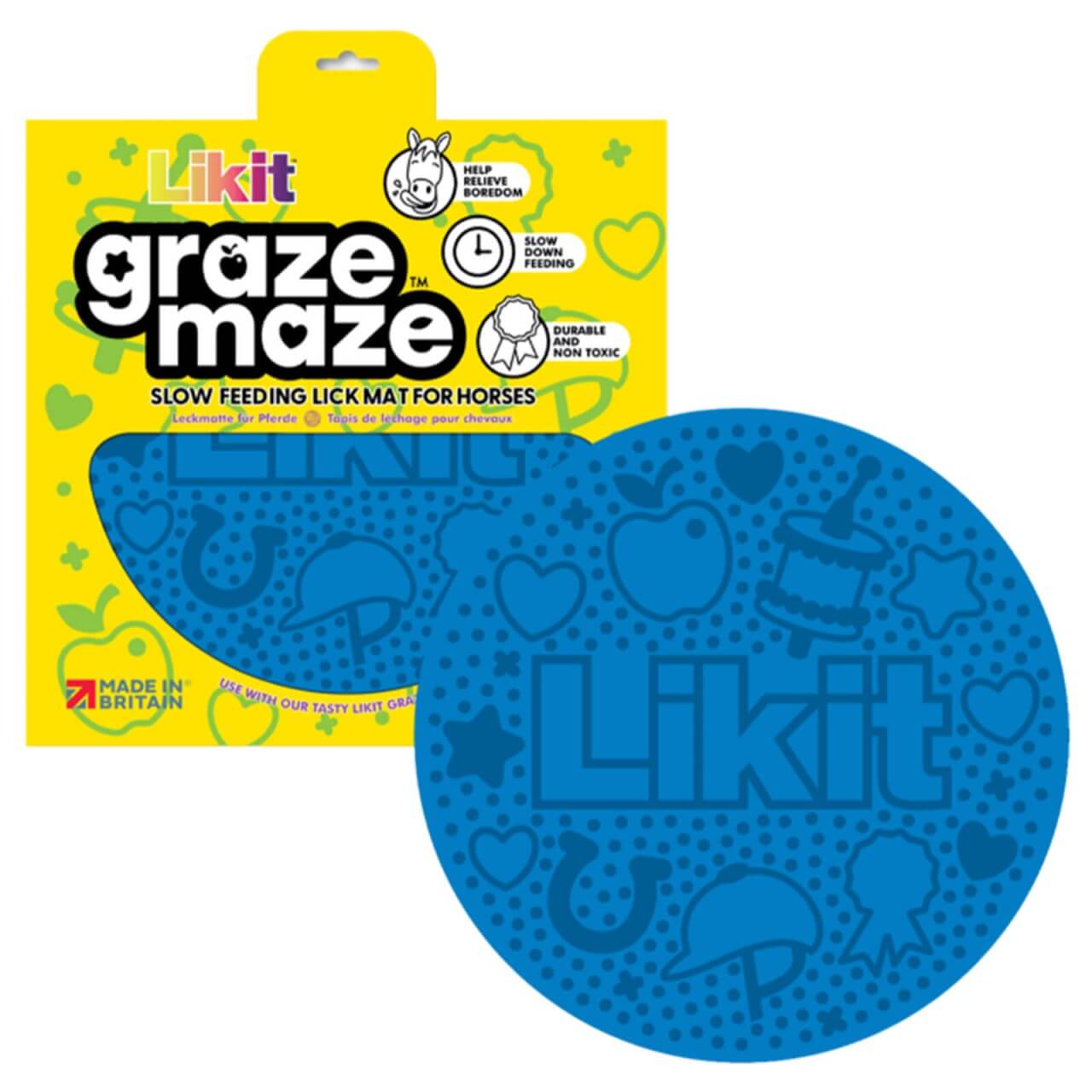 Likit Beschäftigungsmatte Likit Graze Maze Schleckmatte Likit Beschäftigungsmatte Likit Graze Maze Schleckmatte