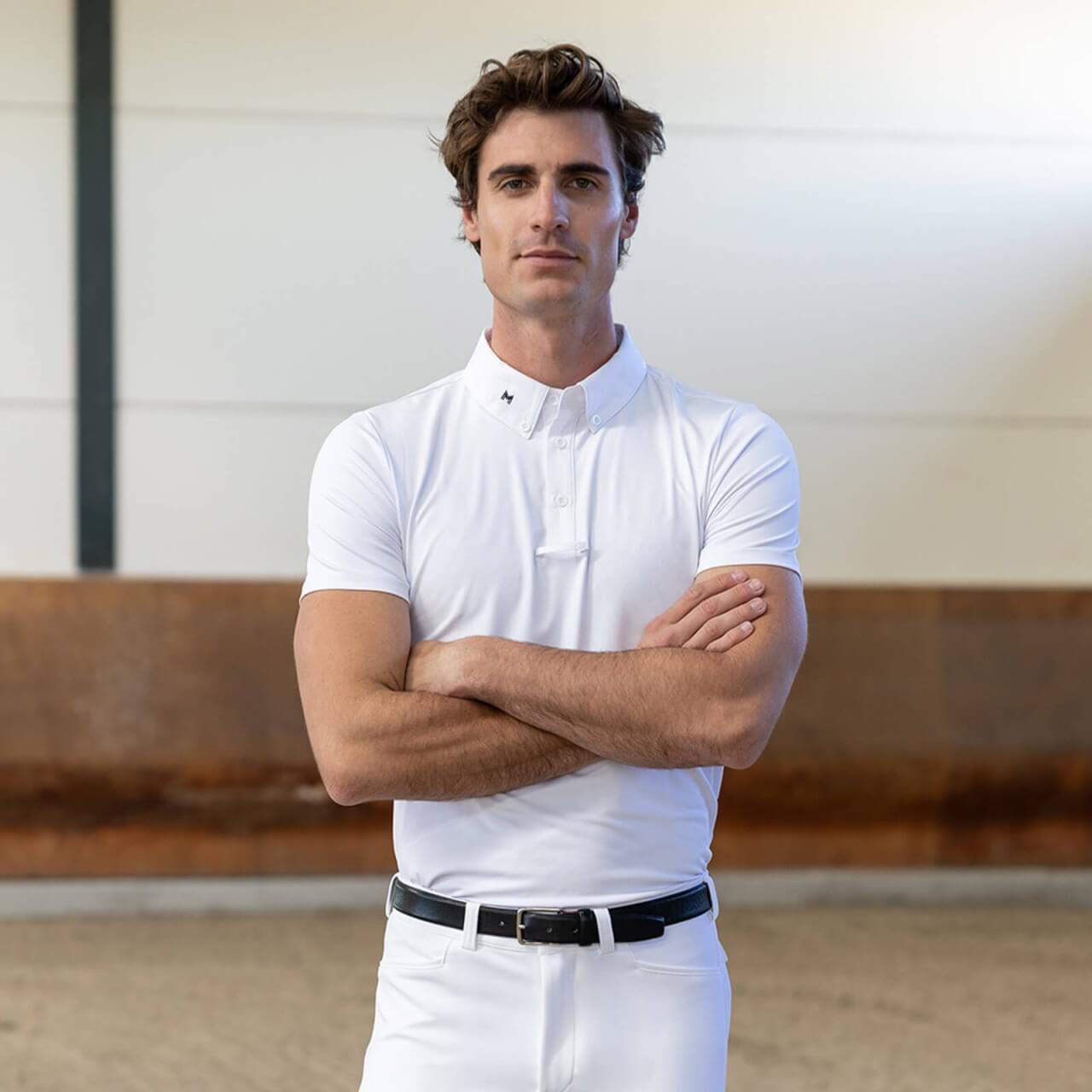 Maximilian Equestrian Turniershirt Herren Active Competition Short Sleeve Maximilian Equestrian Turniershirt Herren Active Competition Short Sleeve