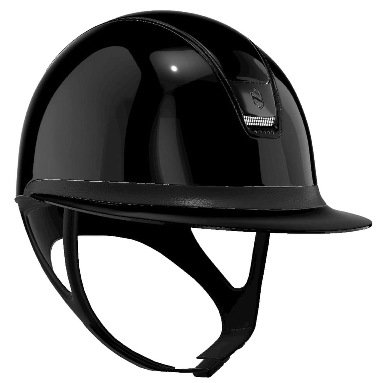 Samshield Reithelm Miss Shield 2.0 Shadowglossy Black/Chrome Black 5SW/Chrome Black/Leather Black Samshield Reithelm Miss Shield 2.0 Shadowglossy Black/Chrome Black 5SW/Chrome Black/Leather Black