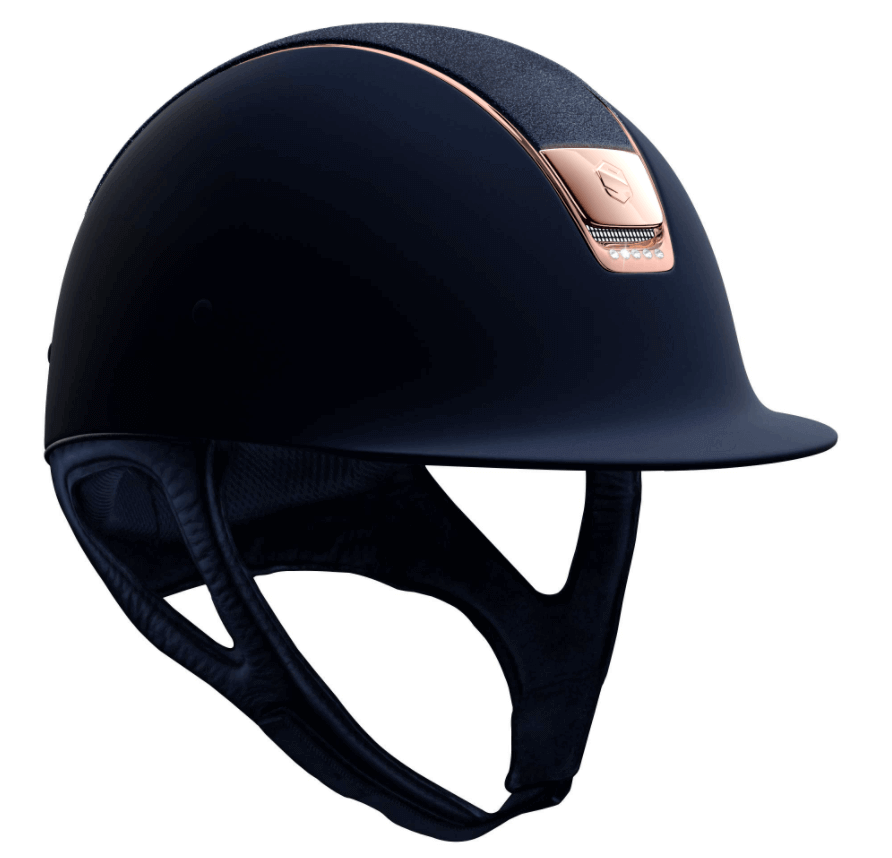 Samshield Reithelm Shadowmatt Alcantara Blue Roségold Dressage Polycarbonat Samshield Reithelm Shadowmatt Alcantara Blue Roségold Dressage Polycarbonat