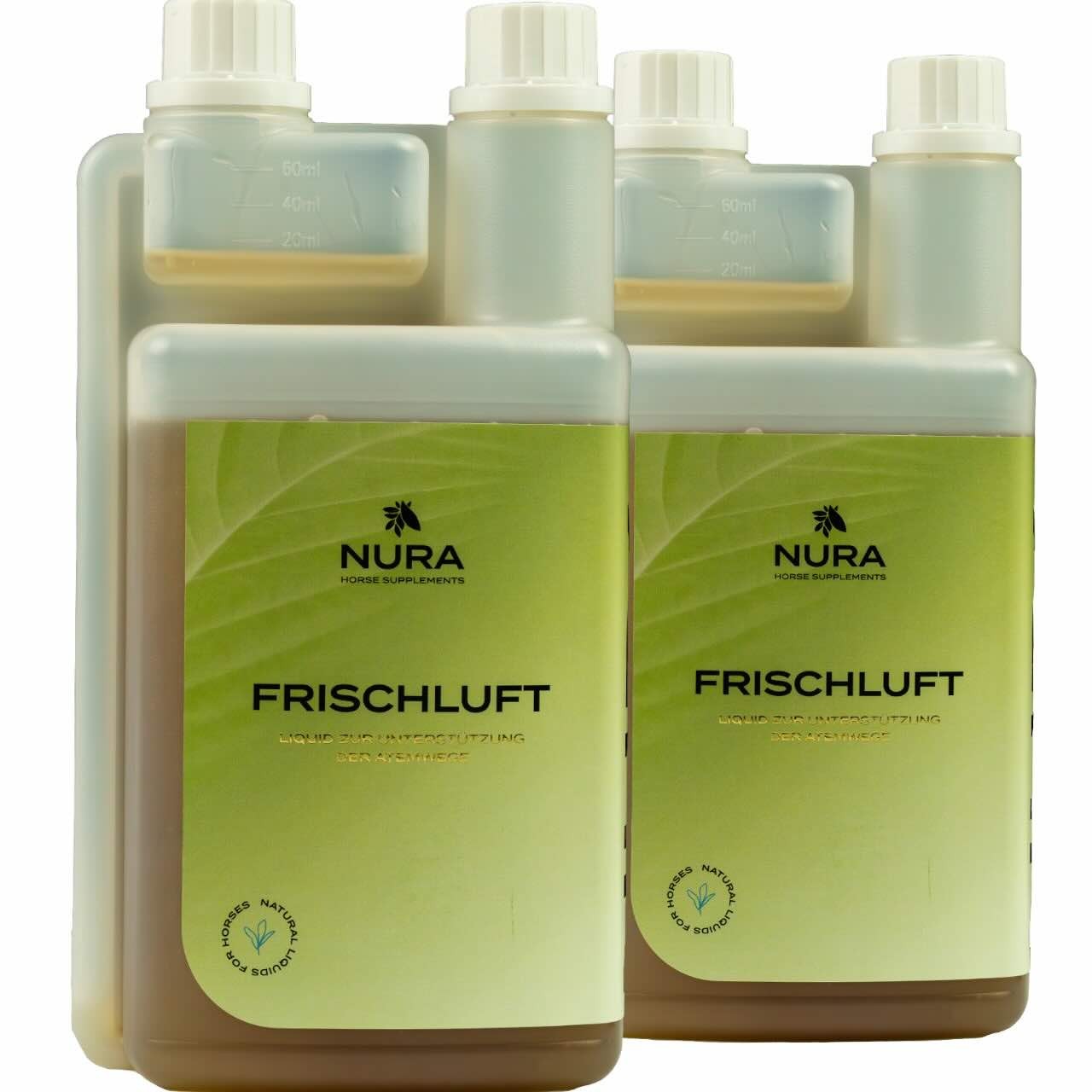 NURA HORSE SUPPLEMENTS Atemwege Liquid Frischluft 2er Set Ergänzungsfuttermittel Doppelpack NURA HORSE SUPPLEMENTS Atemwege Liquid Frischluft 2er Set Ergänzungsfuttermittel Doppelpack