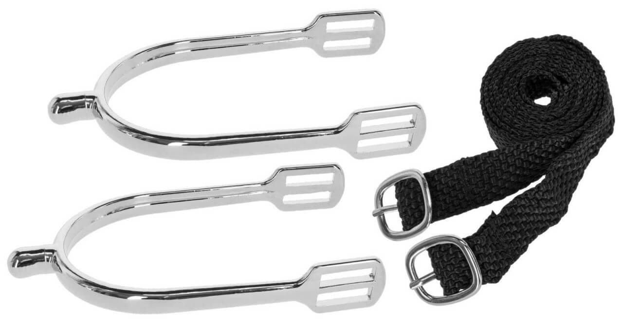 Covalliero Sporen mit Sporenriemen Covalliero Sporen mit Sporenriemen