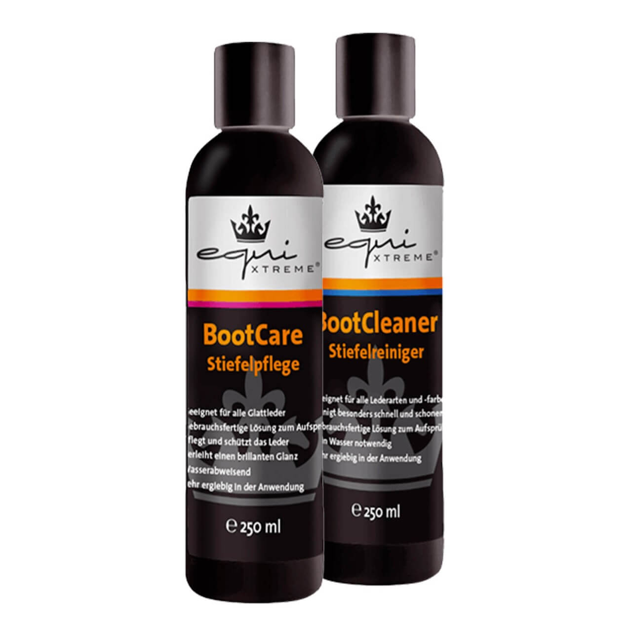 equiXTREME Stiefelpflege Set - für die Reinigung & Pflege von Glattleder equiXTREME Stiefelpflege Set - für die Reinigung & Pflege von Glattleder