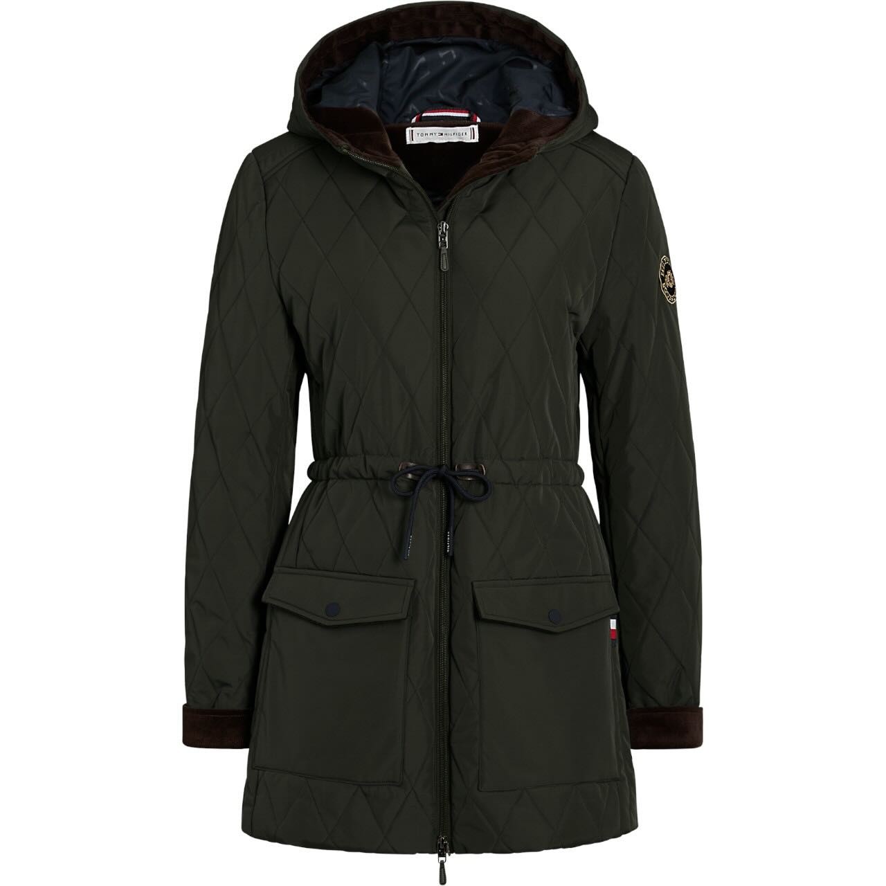 Tommy Hilfiger Equestrian Steppjacke Damen Forest HW 2025 Parka Tommy Hilfiger Equestrian Steppjacke Damen Forest HW 2025 Parka
