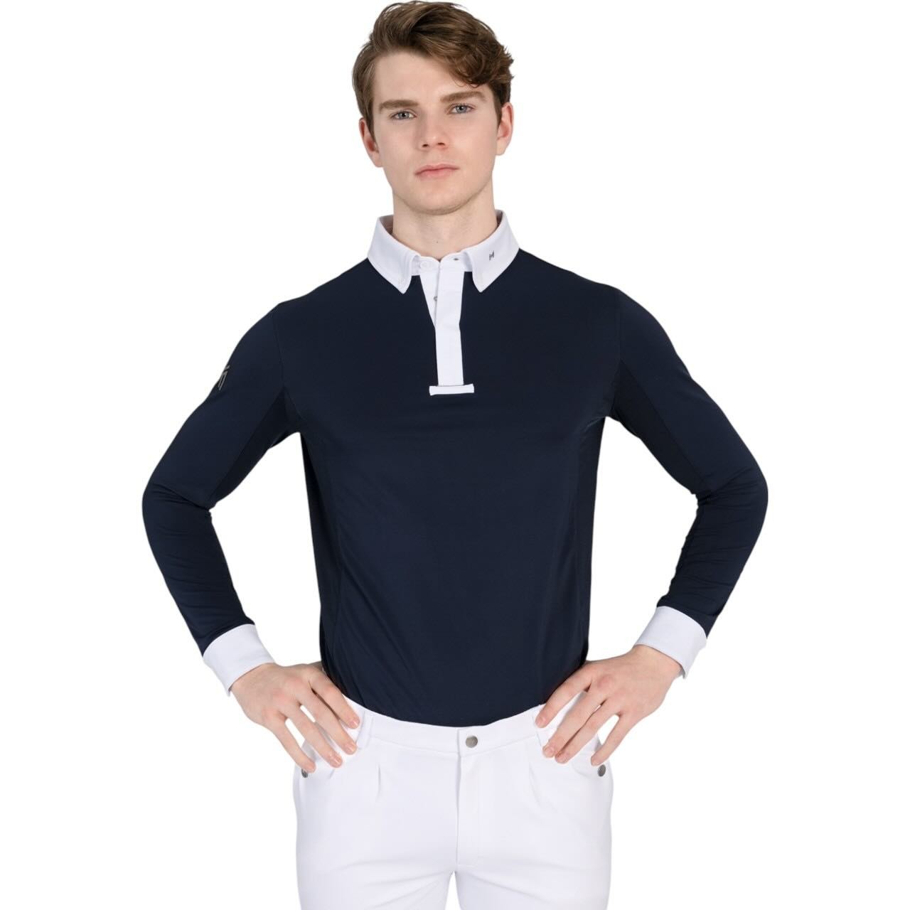 Maximilian Equestrian Turniershirt Herren Langarm Focus Competition Shirt Maximilian Equestrian Turniershirt Herren Langarm Focus Competition Shirt