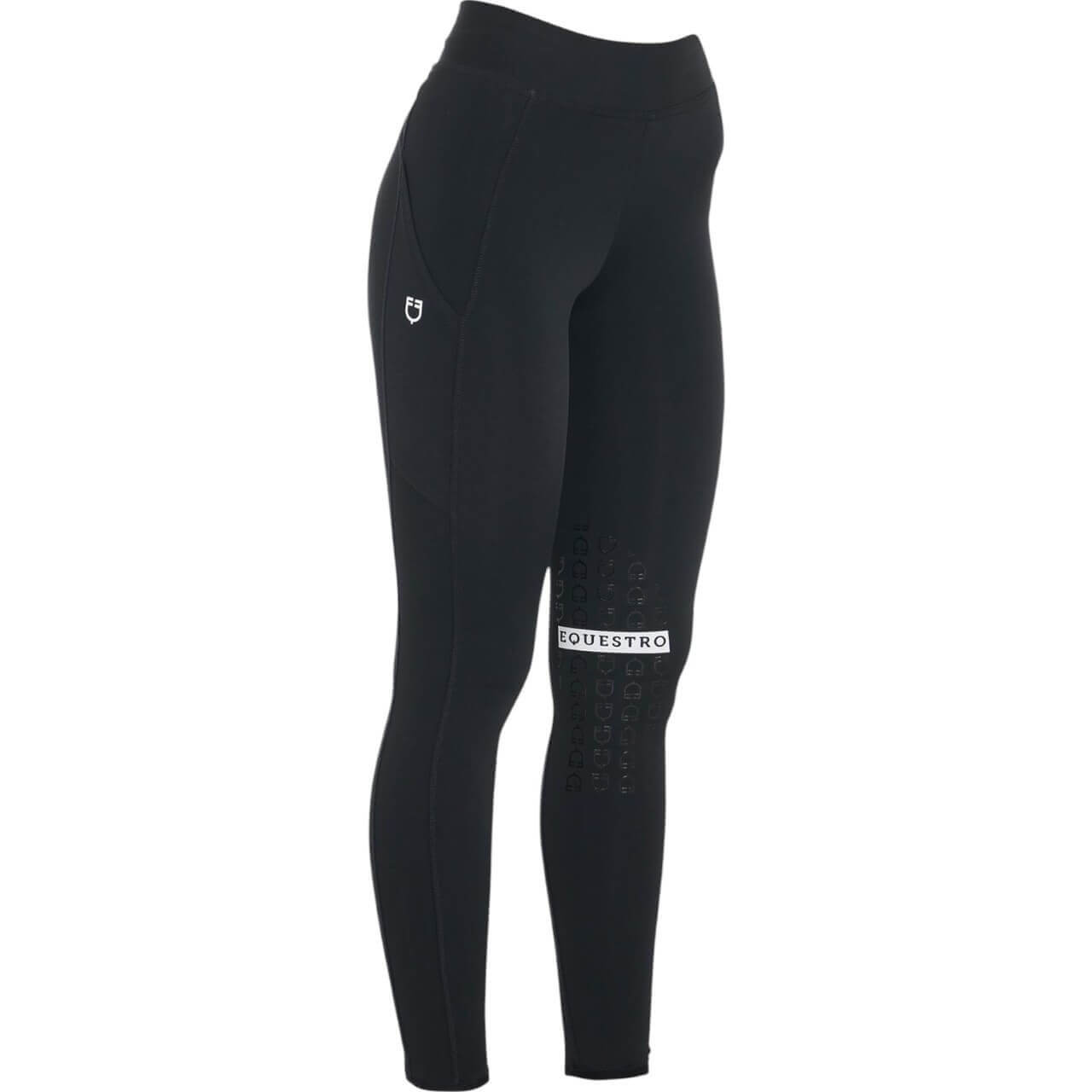 Equestro Reitleggins Damen Slim Fit Stretch Fabric Damenreitleggings Equestro Reitleggins Damen Slim Fit Stretch Fabric Damenreitleggings