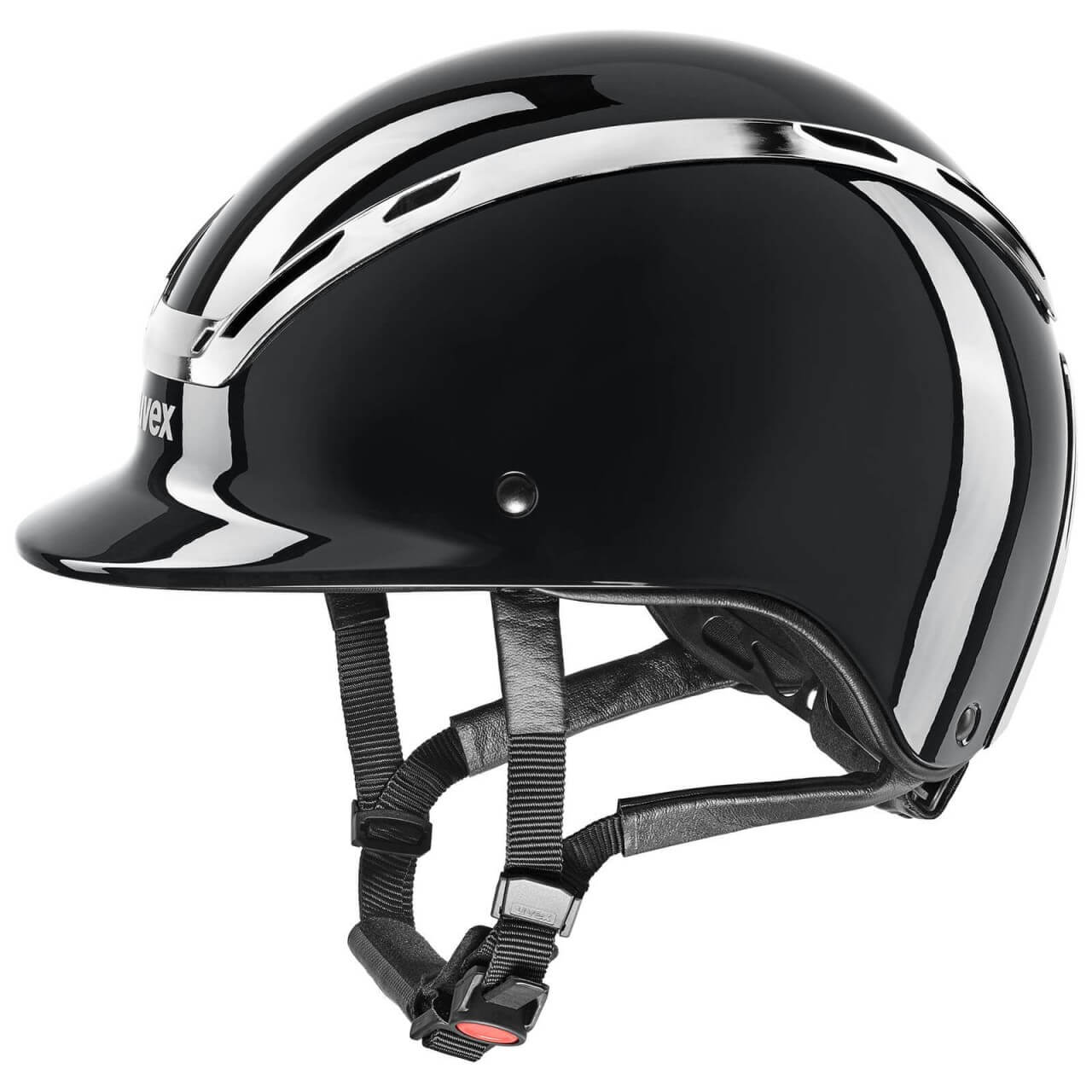 UVEX Reithelm Exxeed Shiny Chrome Helm UVEX Reithelm Exxeed Shiny Chrome Helm