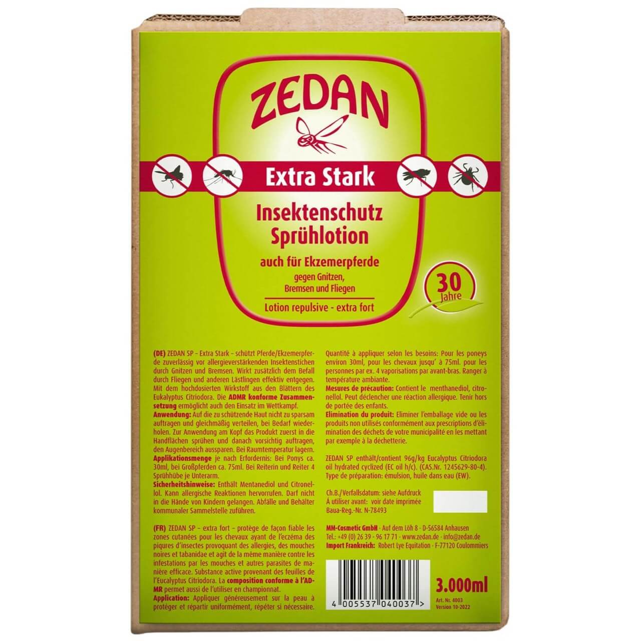 ZEDAN SP Insektenschutz Sprühlotion - extra stark - ZEDAN SP Insektenschutz Sprühlotion - extra stark -