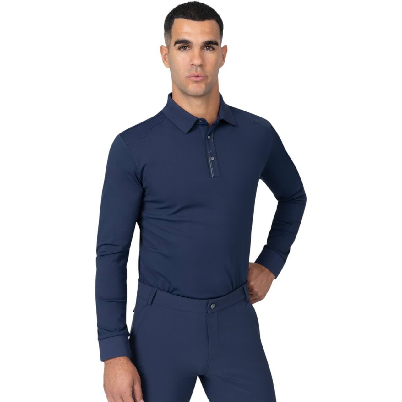 Maximilian Equestrian Polo-Shirt Herren Langarm Volt Shirt Maximilian Equestrian Polo-Shirt Herren Langarm Volt Shirt