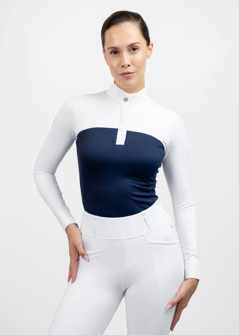 Maximilian Equestrian Turniershirt Era Long Sleeve Show Shirt Maximilian Equestrian Turniershirt Era Long Sleeve Show Shirt