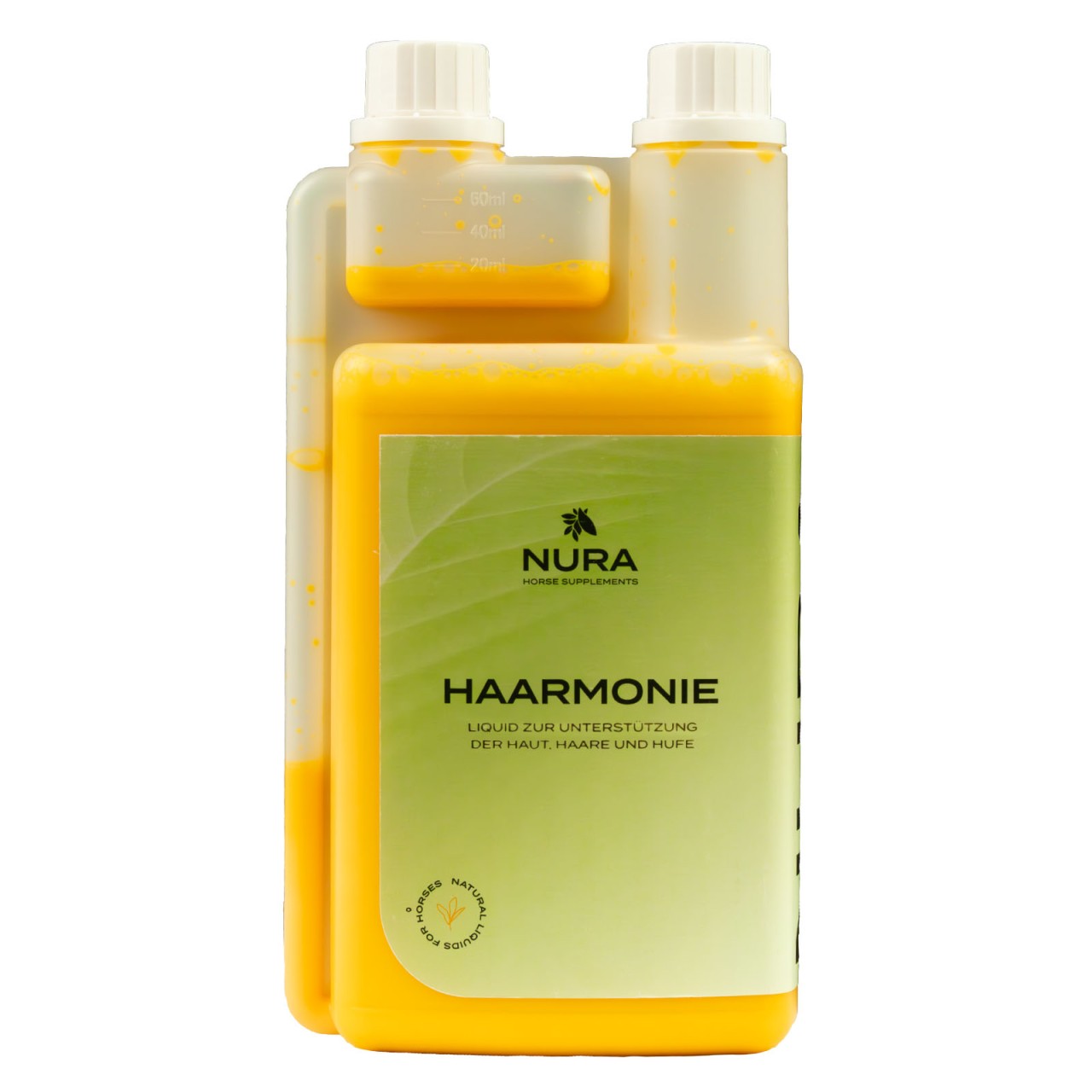 NURA HORSE SUPPLEMENTS Haut & Fell Liquid Haarmonie Ergänzungsfuttermittel NURA HORSE SUPPLEMENTS Haut & Fell Liquid Haarmonie Ergänzungsfuttermittel