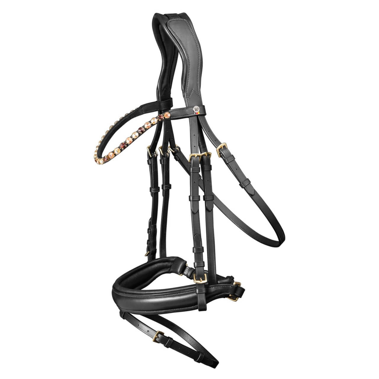 Waldhausen Trensenzaum X-Line Goldheart Waldhausen Trensenzaum X-Line Goldheart