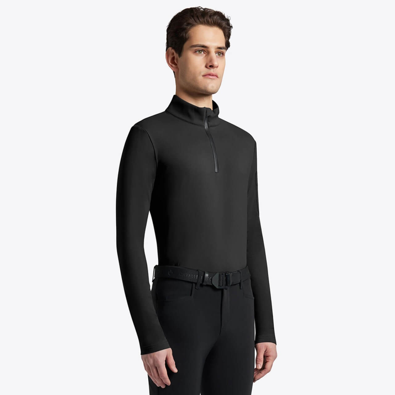 Cavalleria Toscana Pullover Herren CT Jersey Fleece Half Zip Rollkragenpullover Langarmsirt HW 2024 Cavalleria Toscana Pullover Herren CT Jersey Fleece Half Zip Rollkragenpullover Langarmsirt HW 2024