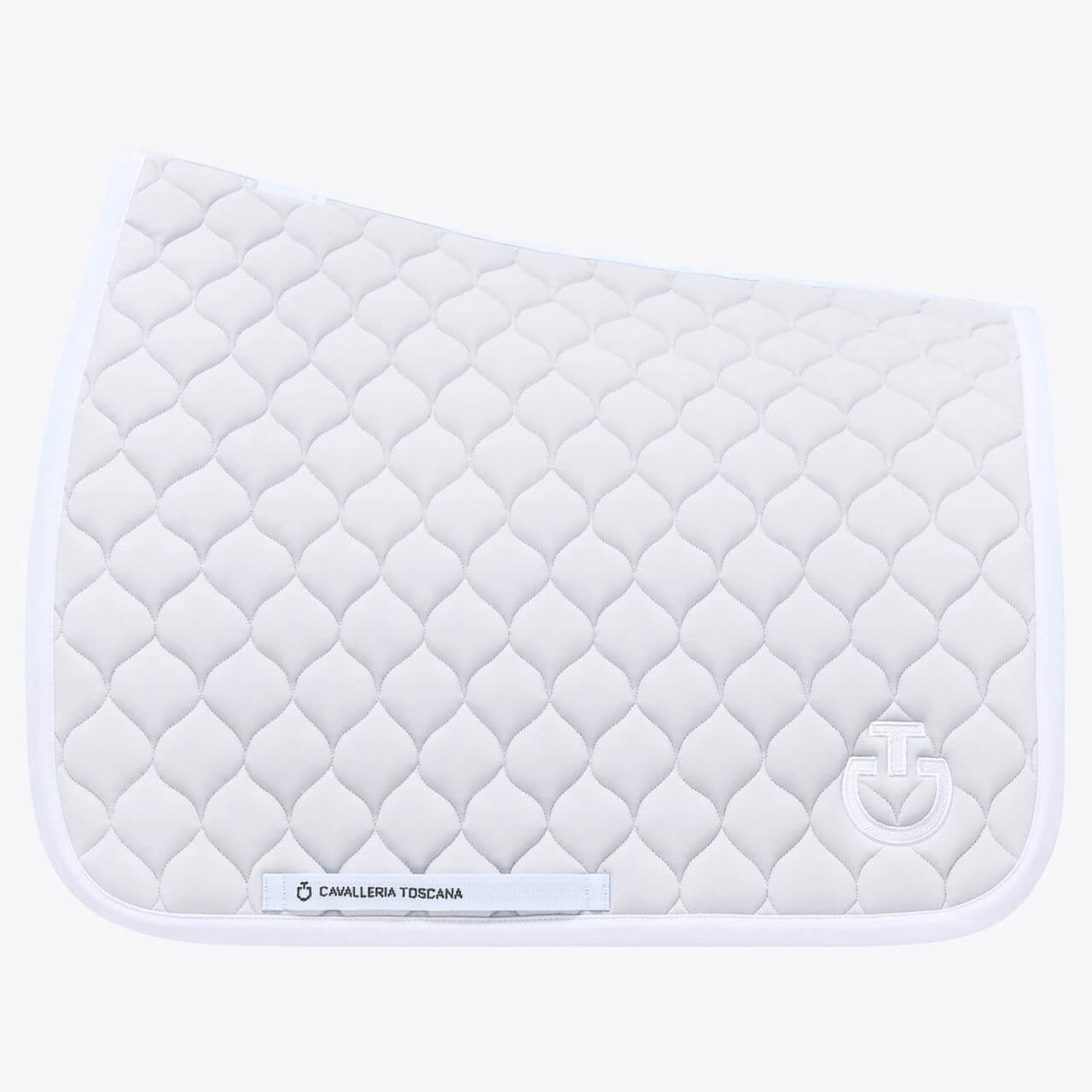 Cavalleria Toscana Dressurschabracke Circular Quilted Jersey Dressage Saddle Pad HW 2023 Cavalleria Toscana Dressurschabracke Circular Quilted Jersey Dressage Saddle Pad HW 2023