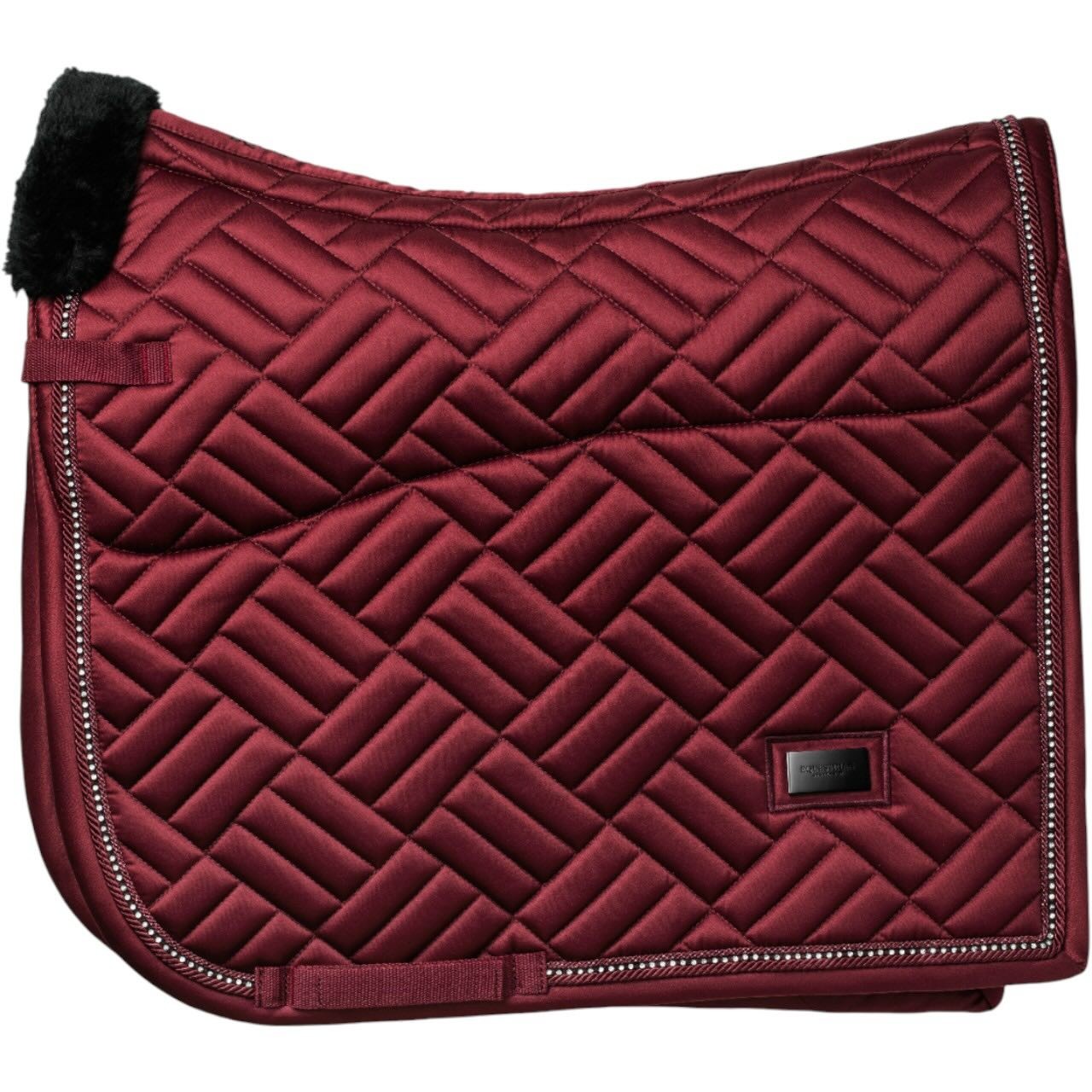 Equestrian Stockholm Dressurschabracke Vegan Fur Crystal Schabracke Equestrian Stockholm Dressurschabracke Vegan Fur Crystal Schabracke