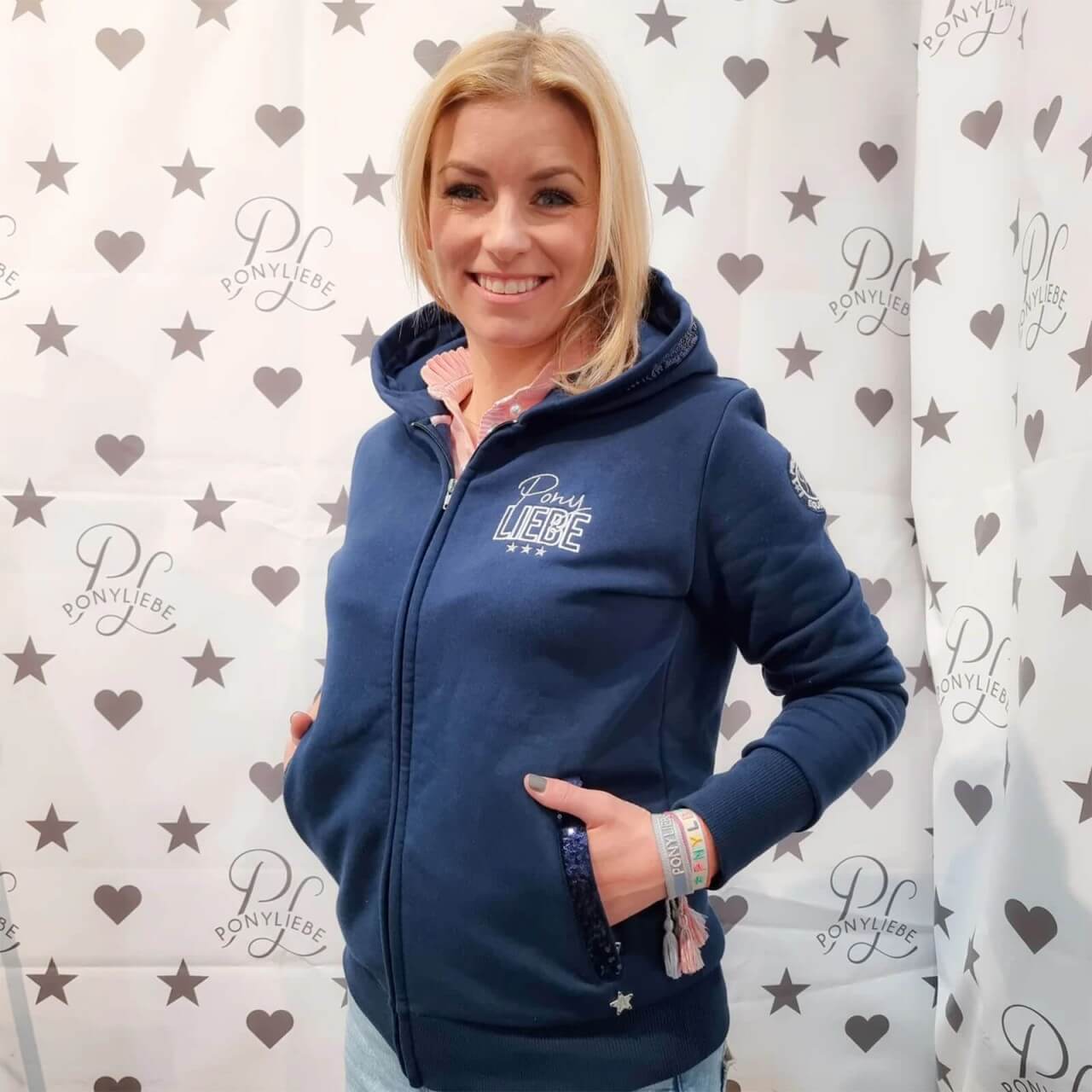 Ponyliebe Sweatjacke Damen Chiara Zipper Ponyliebe Sweatjacke Damen Chiara Zipper