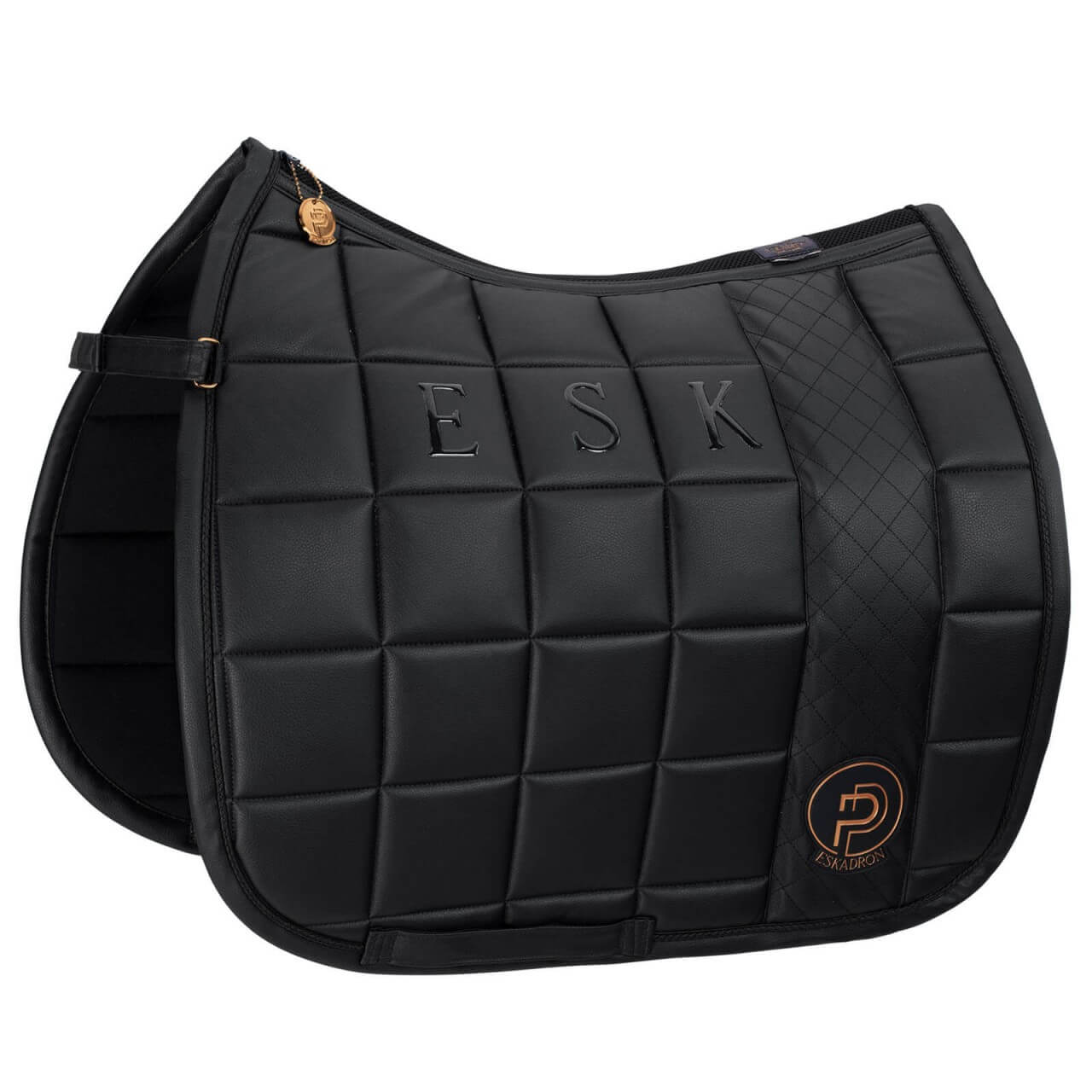 Eskadron Schabracke Big Square Faux Leather Platinum 2023 Satteldecke Eskadron Schabracke Big Square Faux Leather Platinum 2023 Satteldecke