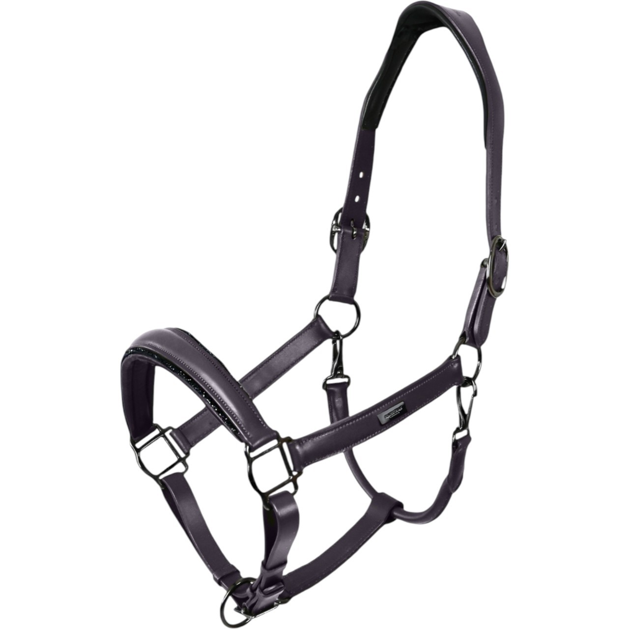 Equestrian Stockholm Halfter Glimmer Anatomic Dark Violet Lederhalfter Equestrian Stockholm Halfter Glimmer Anatomic Dark Violet Lederhalfter