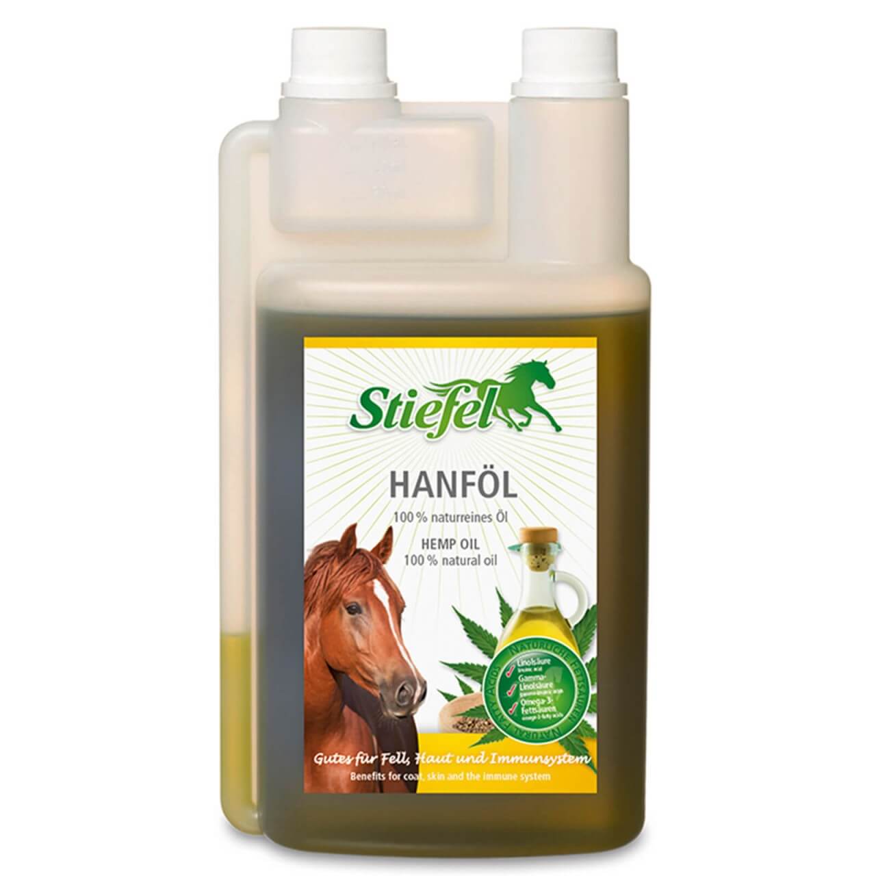 Stiefel Hanföl Ergänzungsfuttermittel für Pferde Stiefel Hanföl Ergänzungsfuttermittel für Pferde