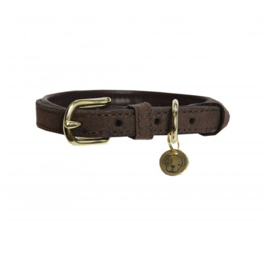 Kentucky Dogwear Hunde Halsband Velvet Leather Lederhalsband Kentucky Dogwear Hunde Halsband Velvet Leather Lederhalsband