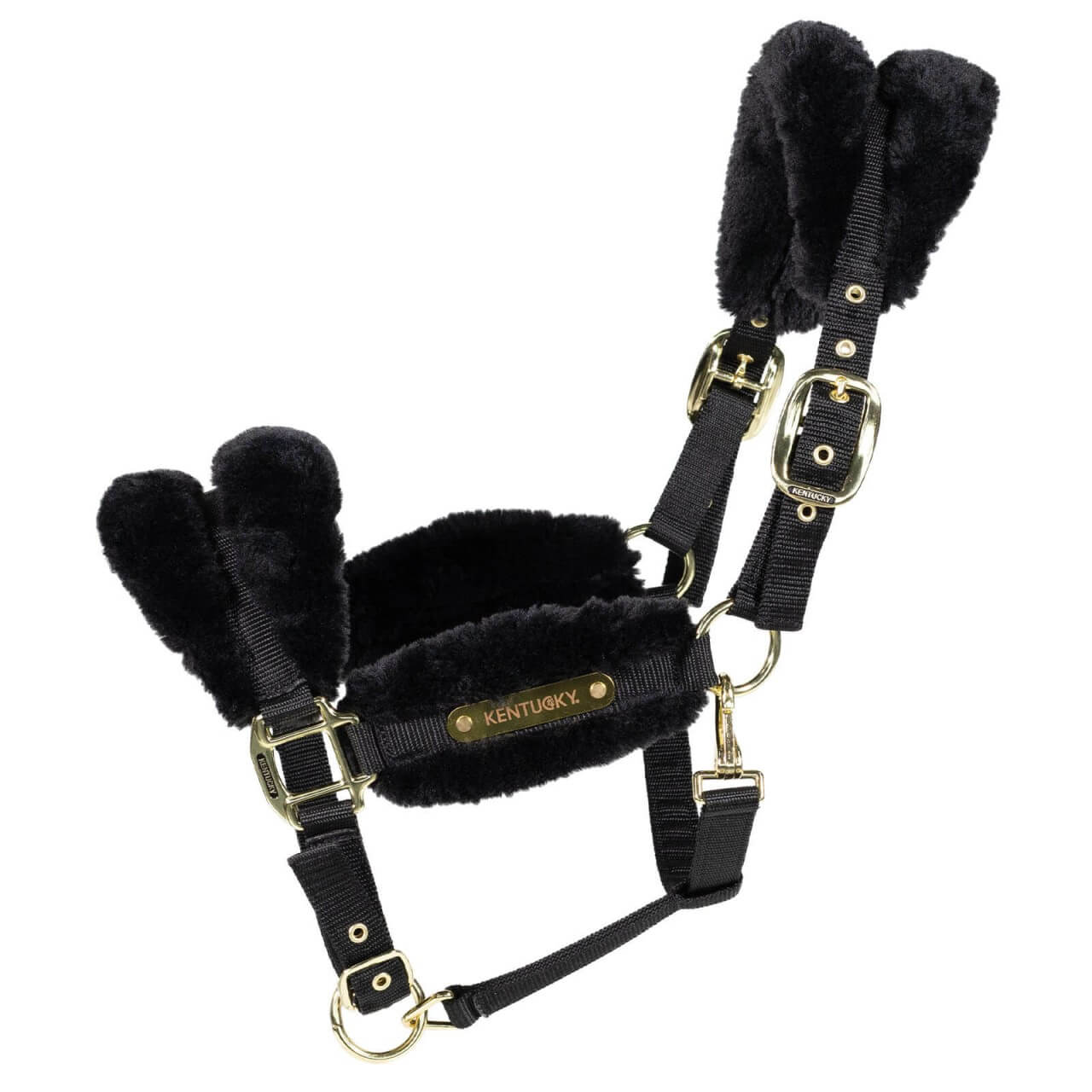 Kentucky Horsewear Nylonhalfter mit Lammfell Soft Stallhalfter Kentucky Horsewear Nylonhalfter mit Lammfell Soft Stallhalfter