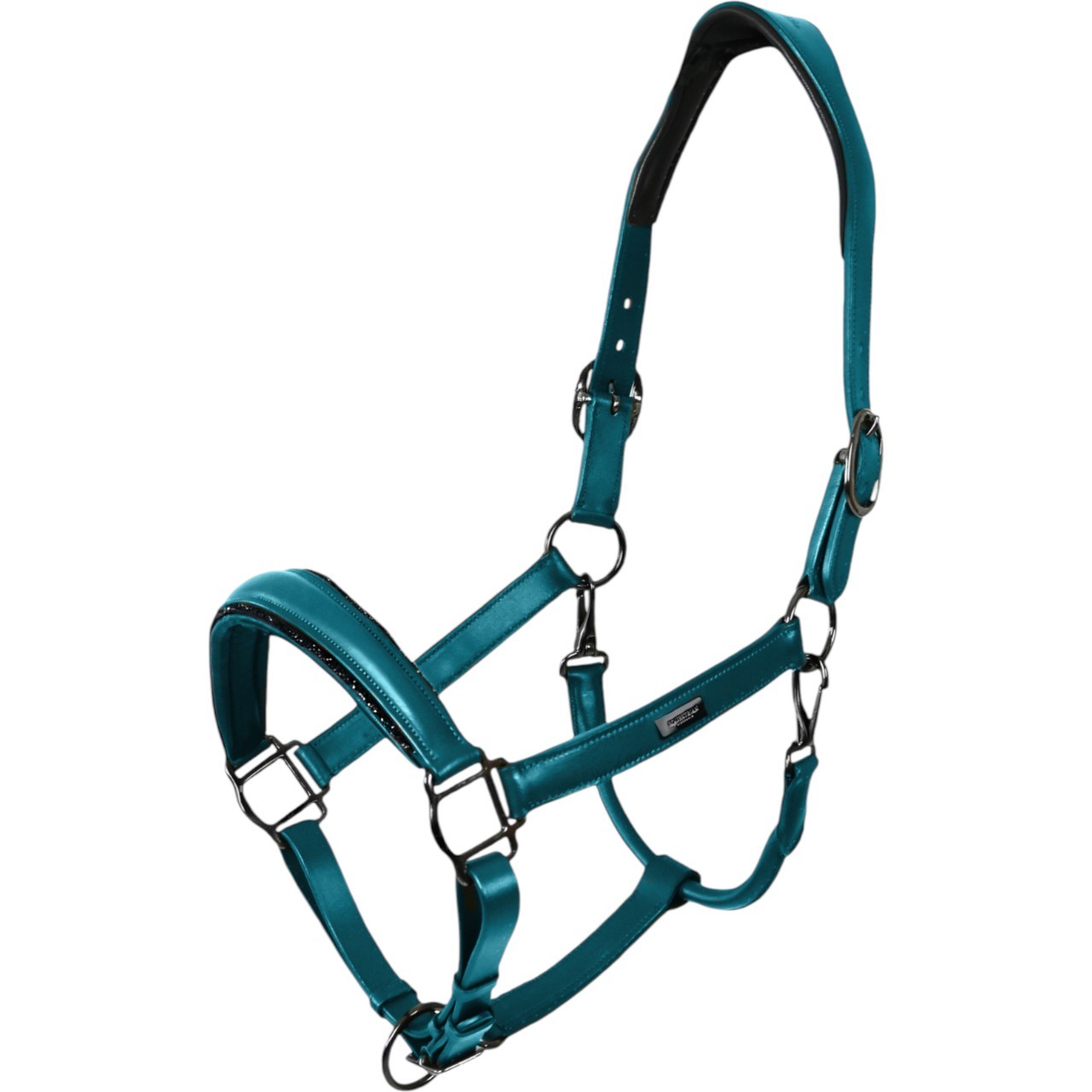 Equestrian Stockholm Halfter Glimmer Anatomic Teal Blue Lederhalfter Equestrian Stockholm Halfter Glimmer Anatomic Teal Blue Lederhalfter