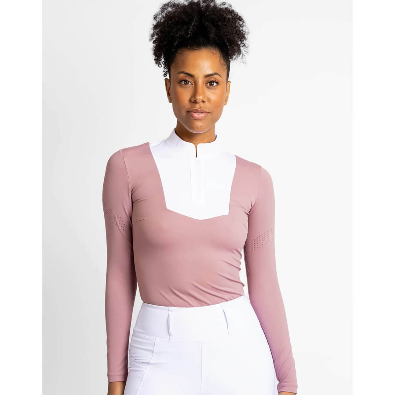 Maximilian Equestrian Turniershirt Damen Long Sleeve Sienna Maximilian Equestrian Turniershirt Damen Long Sleeve Sienna