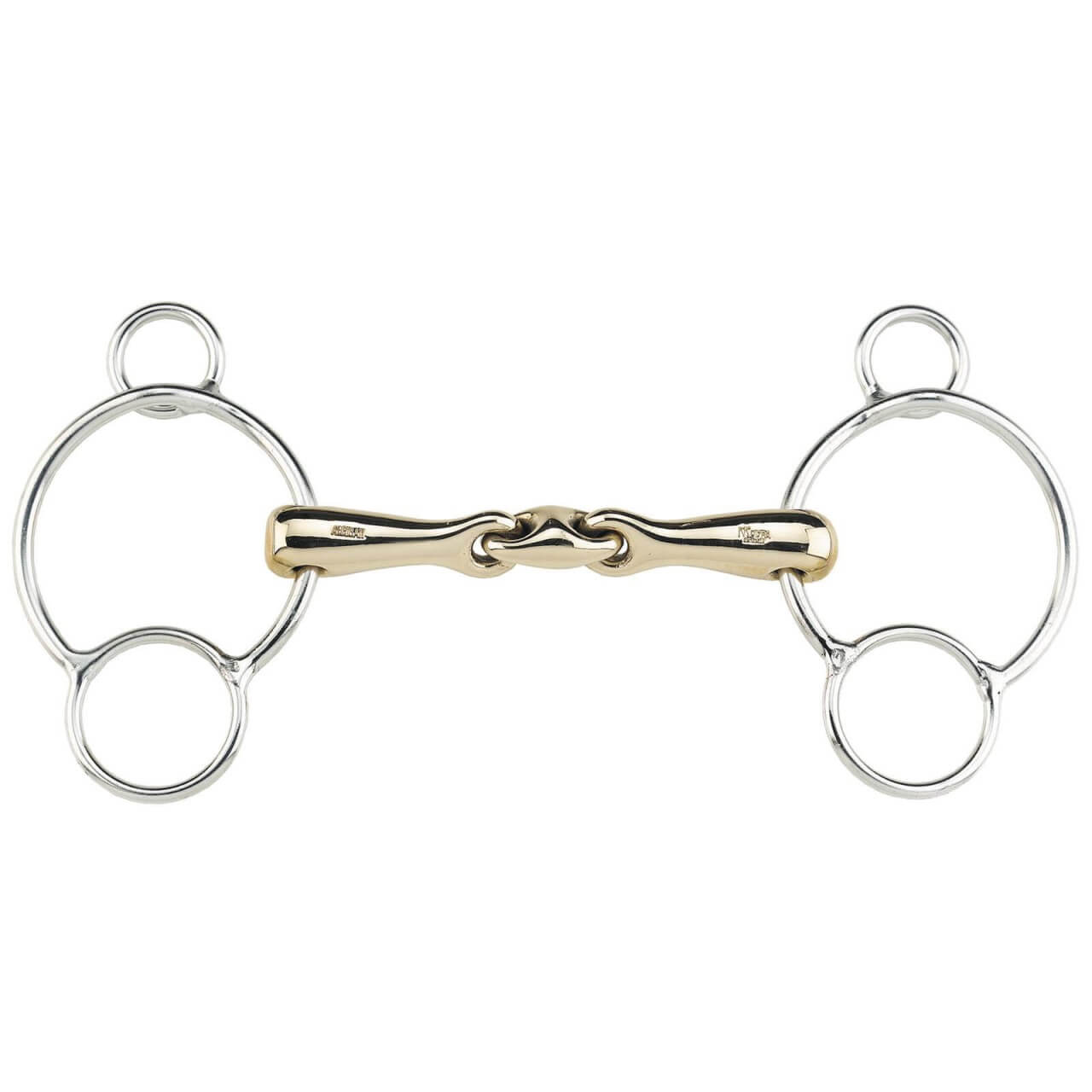 Sprenger 3-Ring Gebiss KK Ultra Sensogan 16 MMDoppelt gebrochen Sprenger 3-Ring Gebiss KK Ultra Sensogan 16 MMDoppelt gebrochen