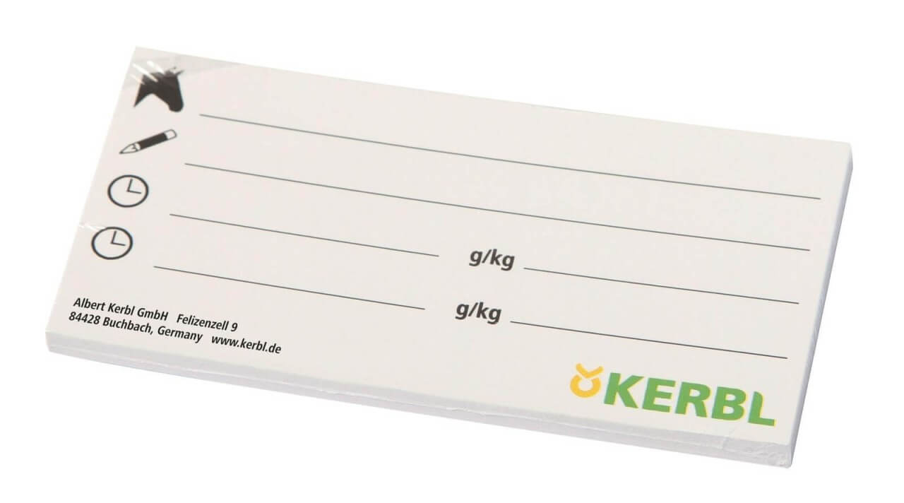 KERBL Beschriftungskarten für Eimerabdeckung KERBL Beschriftungskarten für Eimerabdeckung