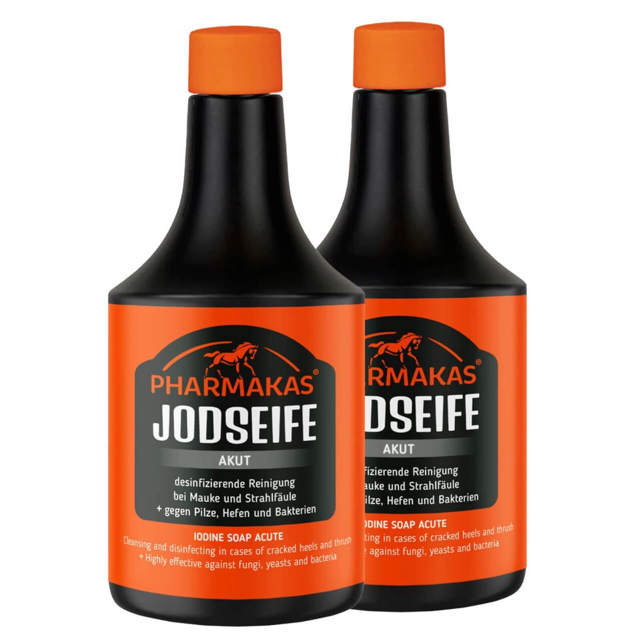 Pharmakas Horse Fitform Jodseife im Doppelpack - Desinfektionsmittel 2x 500ml Pharmakas Horse Fitform Jodseife im Doppelpack - Desinfektionsmittel 2x 500ml