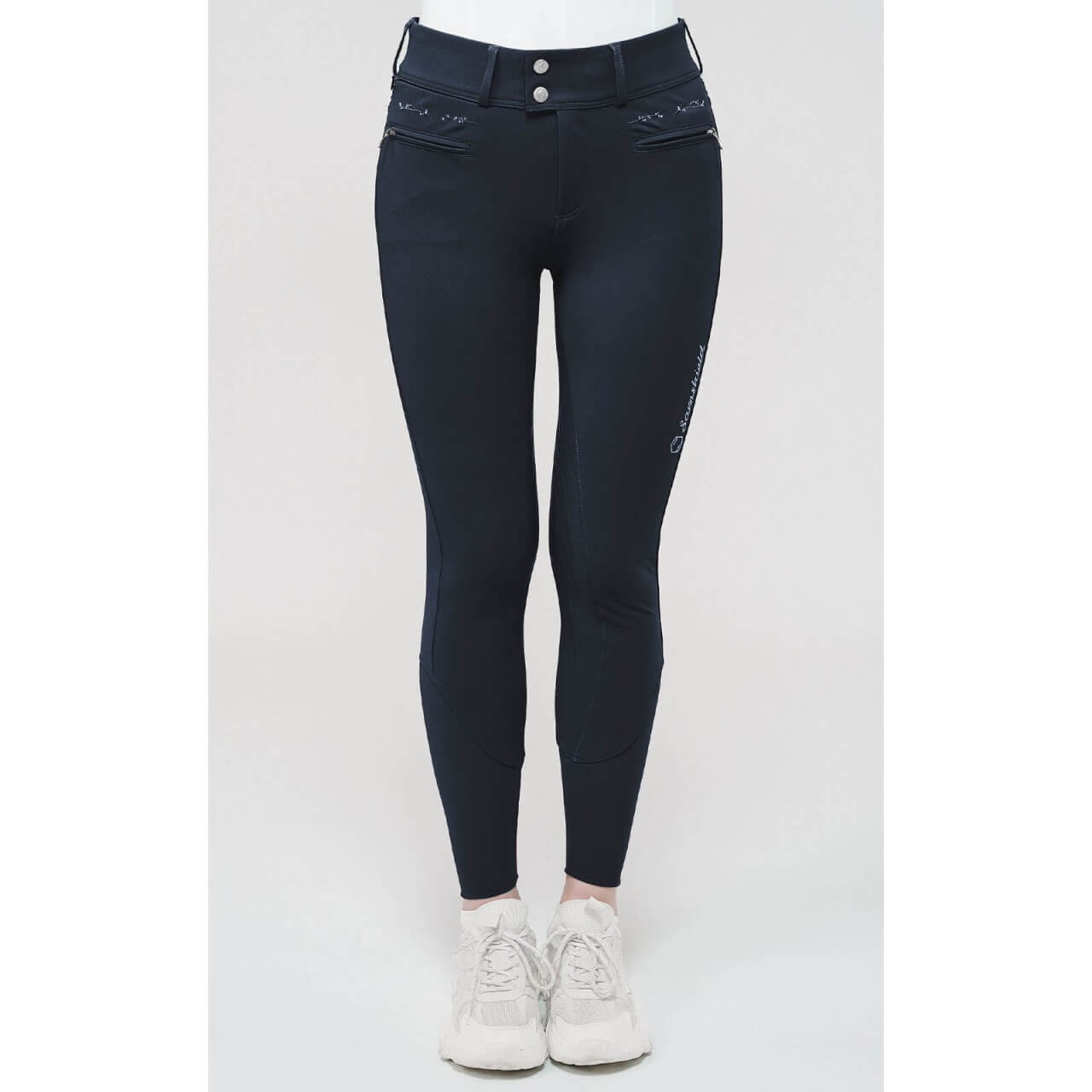 Samshield Reithose Damen Full-Grip Clara Holo Crystal Leaf HW 2023 Damenreithose Vollbesatz Samshield Reithose Damen Full-Grip Clara Holo Crystal Leaf HW 2023 Damenreithose Vollbesatz