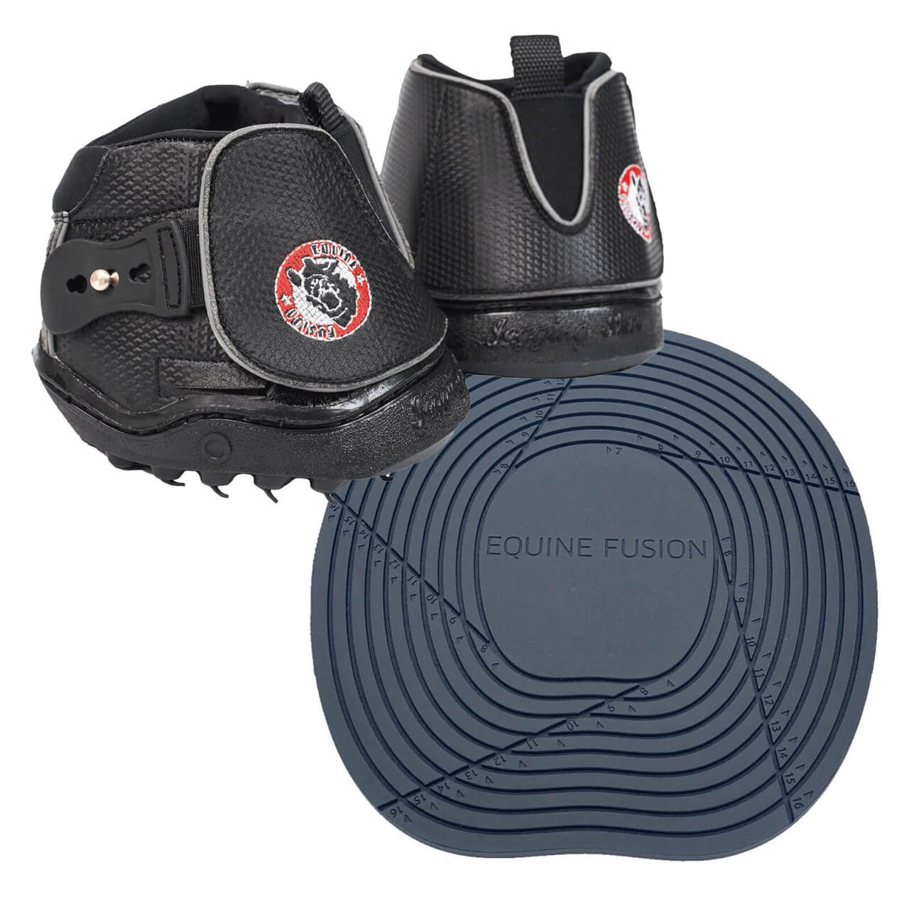 Equine Fusion Equine Fusion Set Hufschuh Active & Dampening Pad Regular Größe 15 Equine Fusion Equine Fusion Set Hufschuh Active & Dampening Pad Regular Größe 15