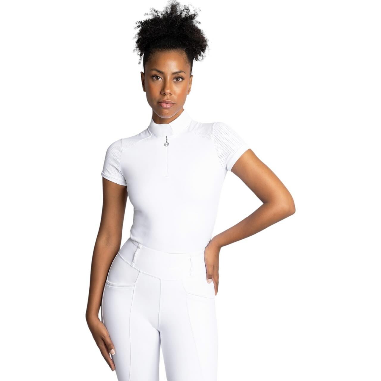 Maximilian Equestrian Turniershirt Damen Short Sleeve Air Show Shirt Maximilian Equestrian Turniershirt Damen Short Sleeve Air Show Shirt