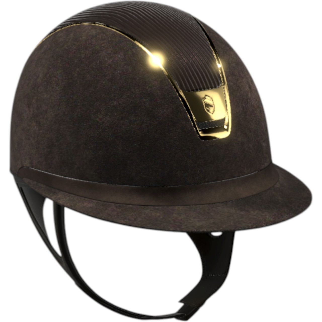 Samshield Reithelm Miss Premium Brown Leather Brown Chrome Gold Samshield Reithelm Miss Premium Brown Leather Brown Chrome Gold