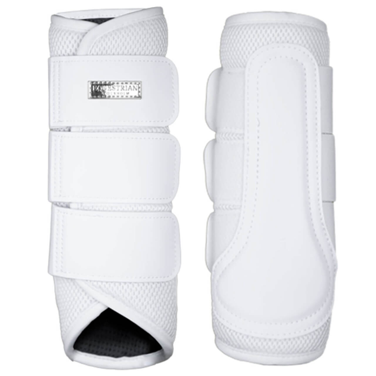 Equestrian Stockholm Gamaschen Classic Mesh Boots White Silver Dressurgamaschen Equestrian Stockholm Gamaschen Classic Mesh Boots White Silver Dressurgamaschen