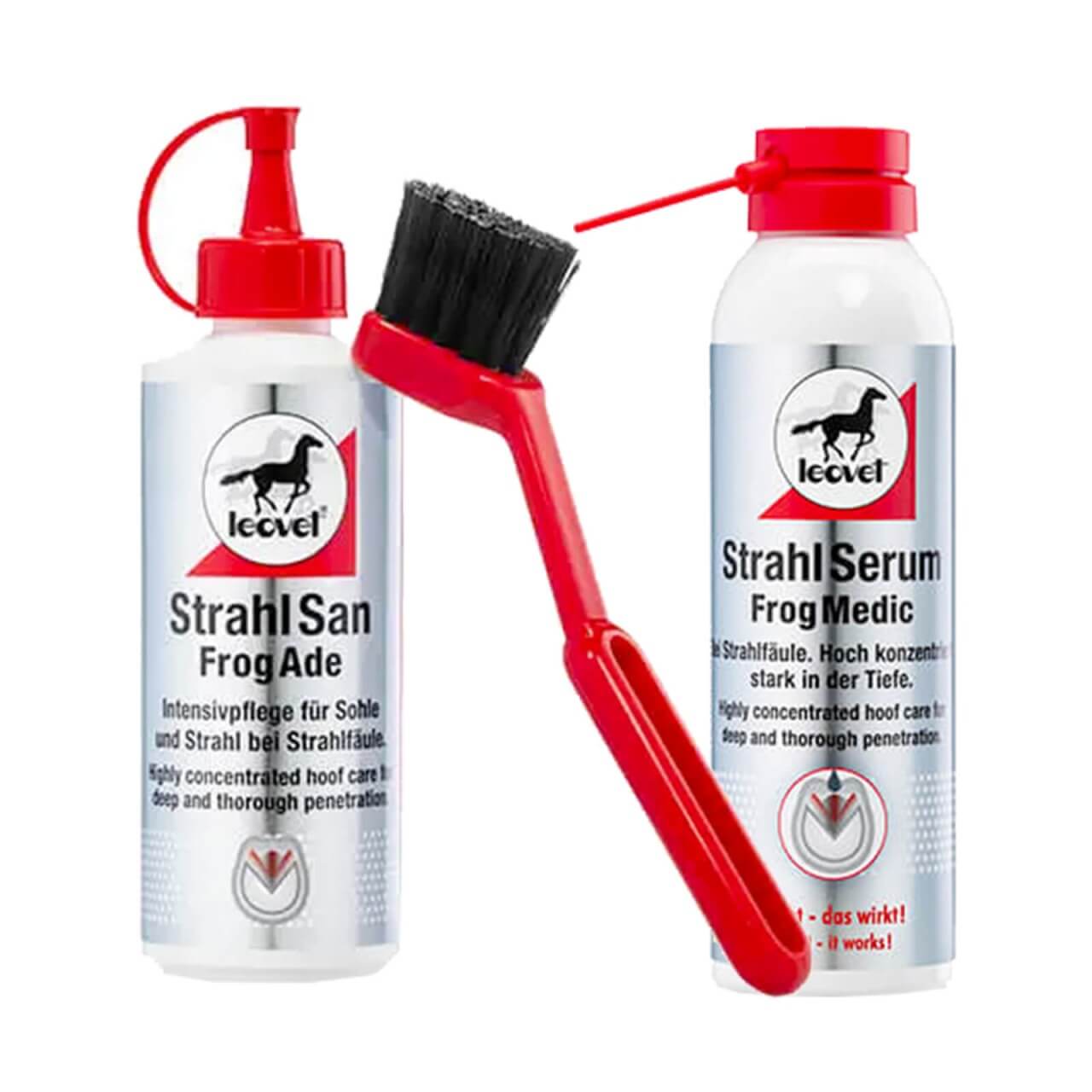 leovet Strahlpflege Set - StrahlSan & StrahlSerum - Intensivpflege für Sohle und Strahl leovet Strahlpflege Set - StrahlSan & StrahlSerum - Intensivpflege für Sohle und Strahl