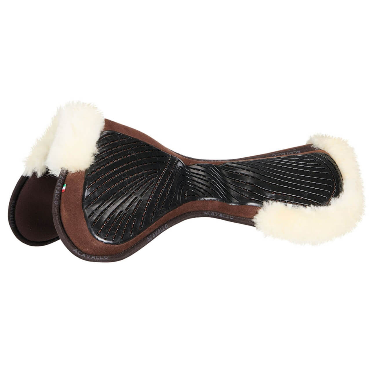 Acavallo Close Contact Gel & Memory Foam Halfpad Lammfell Acavallo Close Contact Gel & Memory Foam Halfpad Lammfell