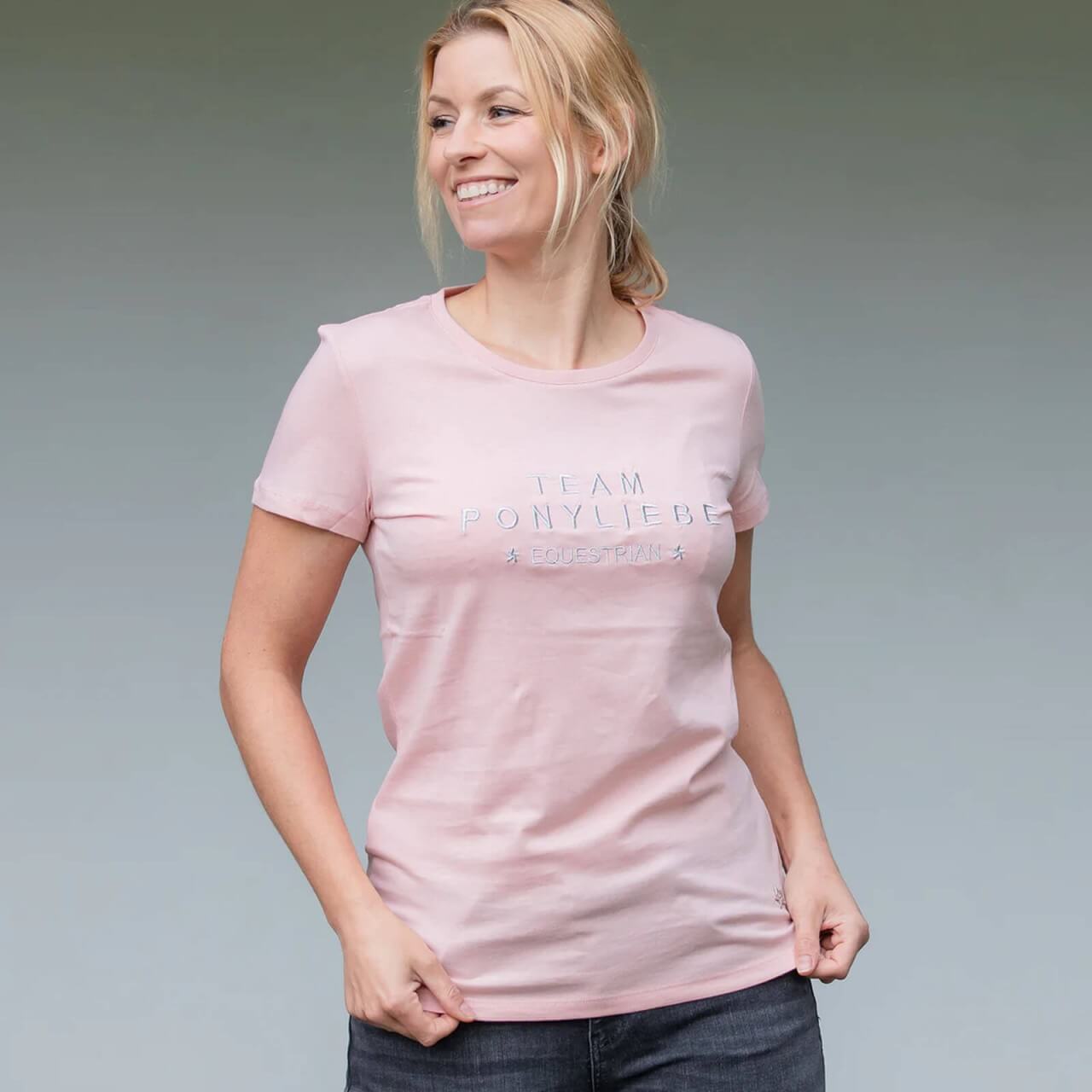 Ponyliebe Shirt Damen Rosa Kurzarmshirt Ponyliebe Shirt Damen Rosa Kurzarmshirt