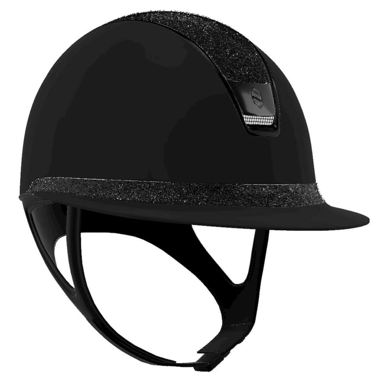 Samshield Reithelm Miss Shield 2.0 Black SM Top CryFabric Frontal Band CryFabric Trim Chrome Blason Chrome Samshield Reithelm Miss Shield 2.0 Black SM Top CryFabric Frontal Band CryFabric Trim Chrome Blason Chrome