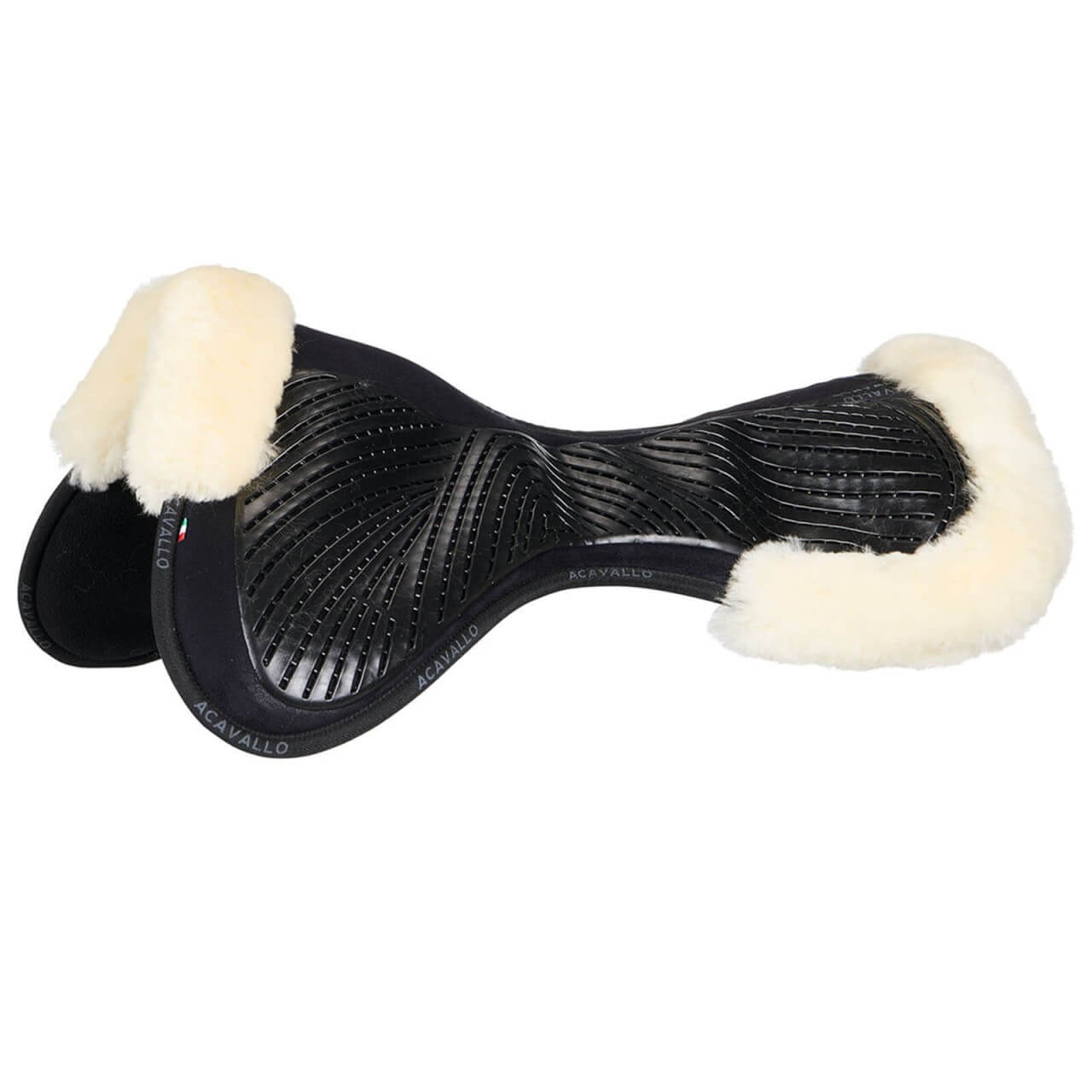 Acavallo Close Contact Gel & Memory Foam Halfpad Lammfell Acavallo Close Contact Gel & Memory Foam Halfpad Lammfell