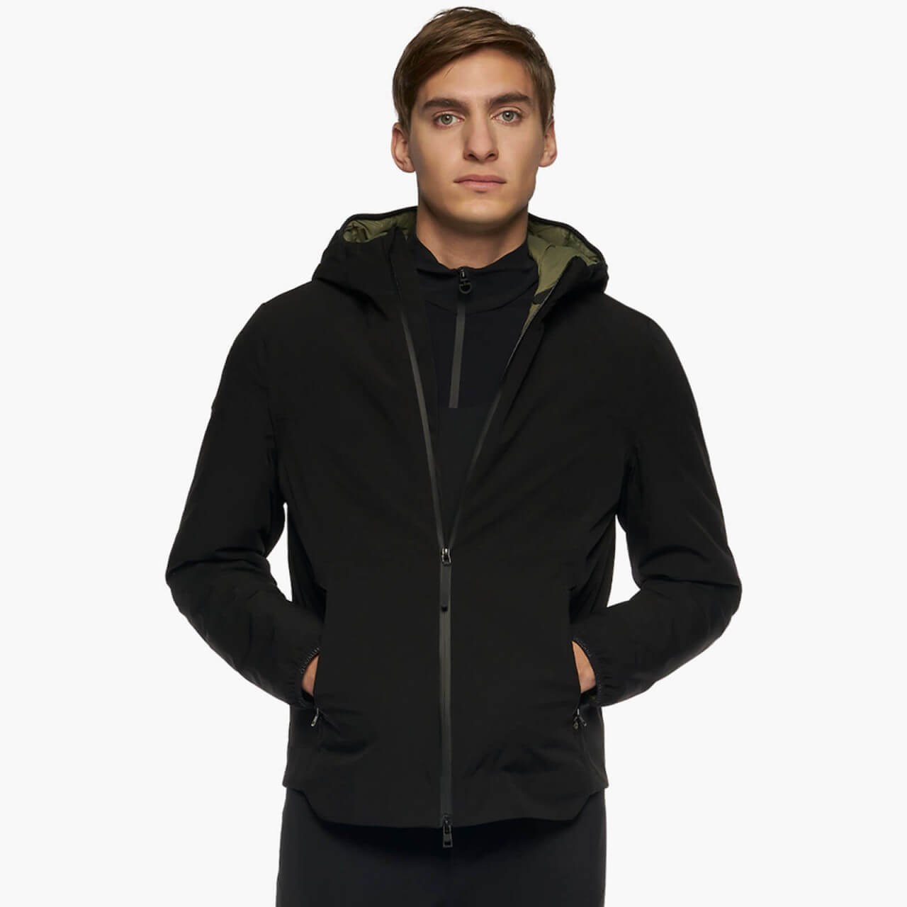 Cavalleria Toscana Jacke Herren Hooded Performance Shell Jacket HW 2022 Softshelljacke Cavalleria Toscana Jacke Herren Hooded Performance Shell Jacket HW 2022 Softshelljacke