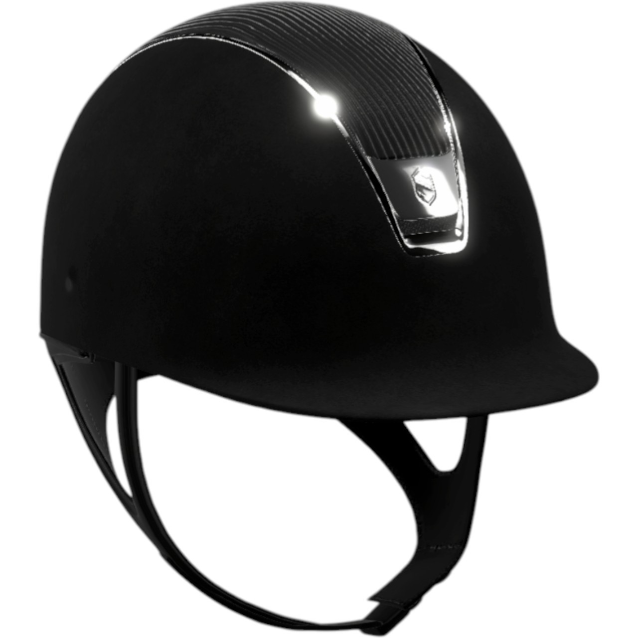 Samshield Reithelm Premium BLK LTH Chrome Silver Samshield Reithelm Premium BLK LTH Chrome Silver